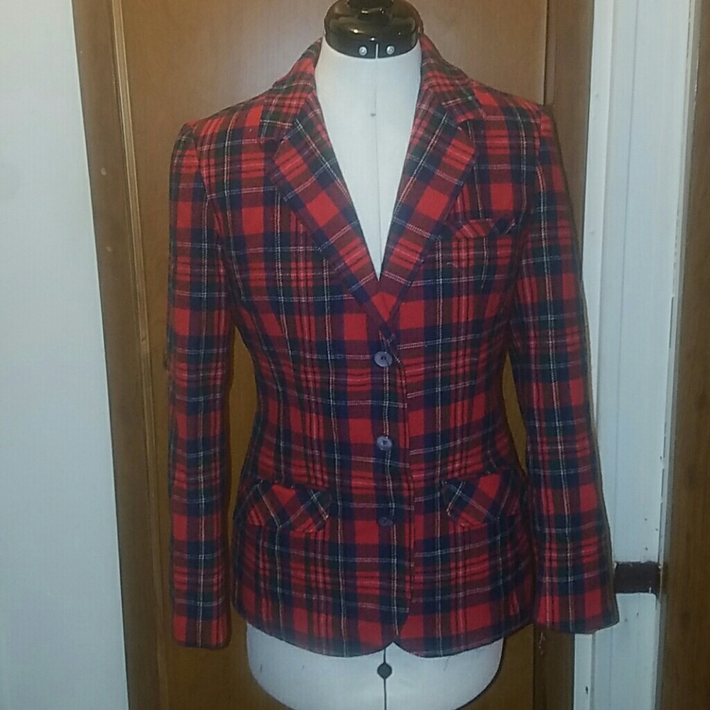 Vintage Pendleton Tartan Blazer